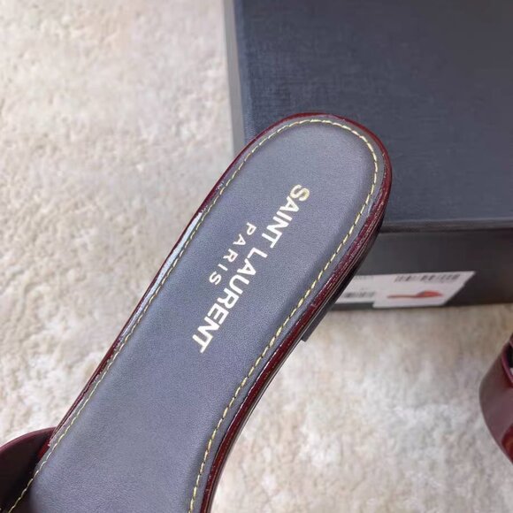 YSL Patent Leather Mule Sandals - Picture 7 of 7